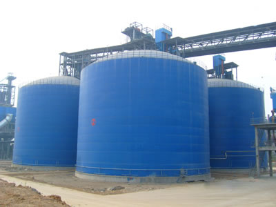 桥头镇水泥钢板库改造